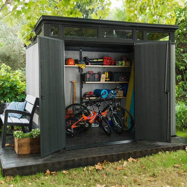 Artisan Steel-Reinforced Outdoor Garden Shed