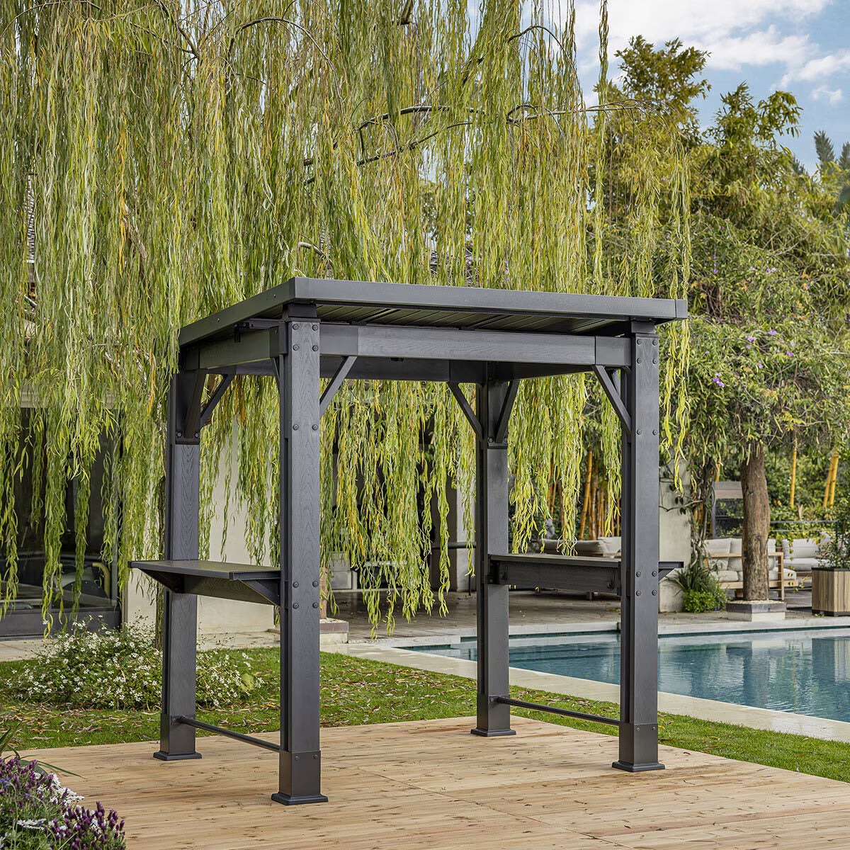Grill Gazebo 8Ft 1" X 6Ft 7" (2.47 X 2M)