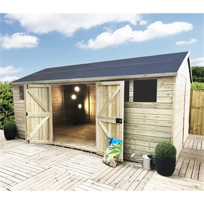 Taylorstown 15 Ft. W X 10 Ft. D Solid Wood Garden Shed