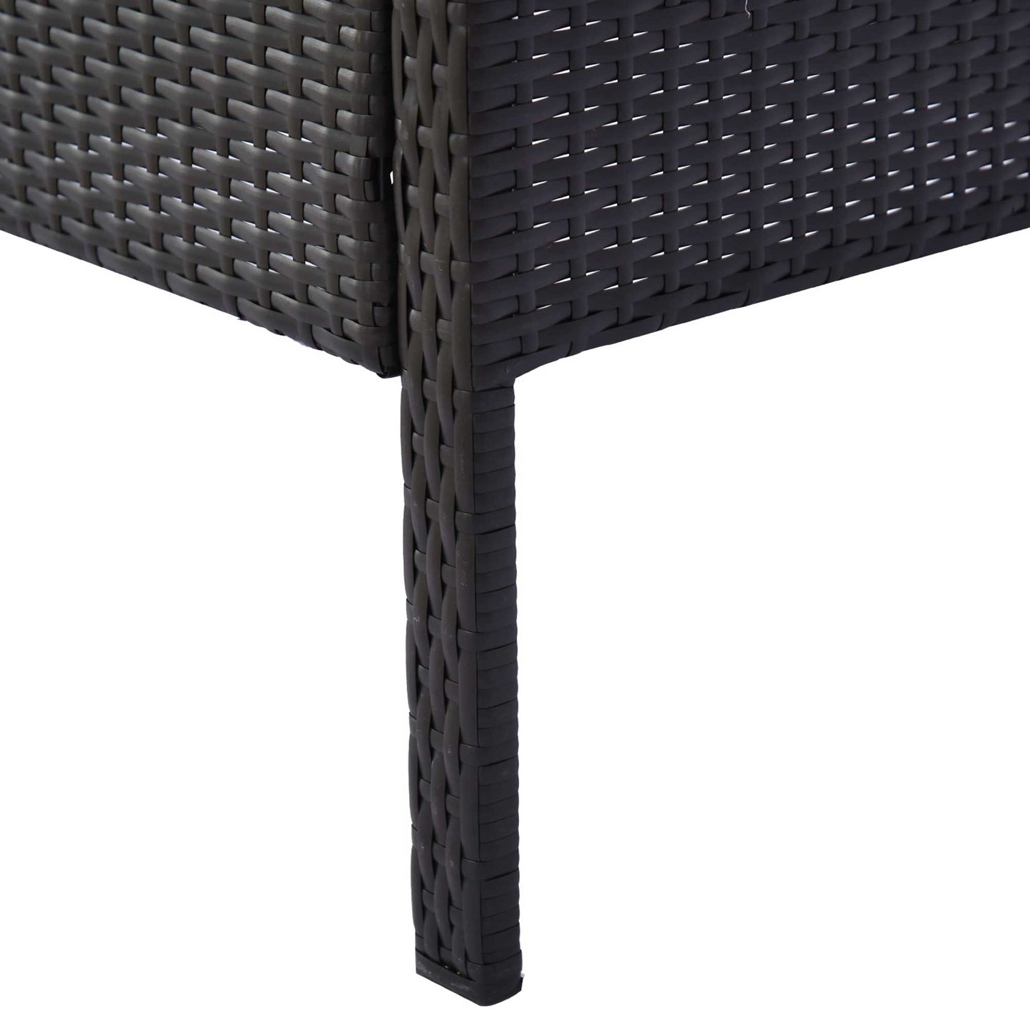 Rattan Bistro Set, 3 Pieces Garden Furniture Set with Cushions