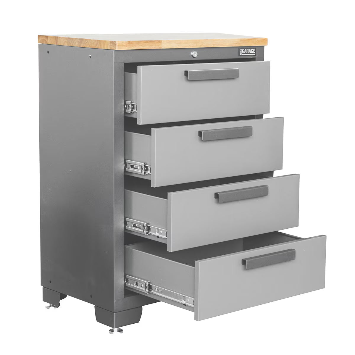 Professional 24 Gauge Steel 7 Piece Garage Corner Cabinet Set