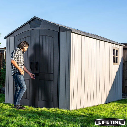 Wood Look Storage Shed 7Ft X 12Ft (2.14 X 3.57M) 