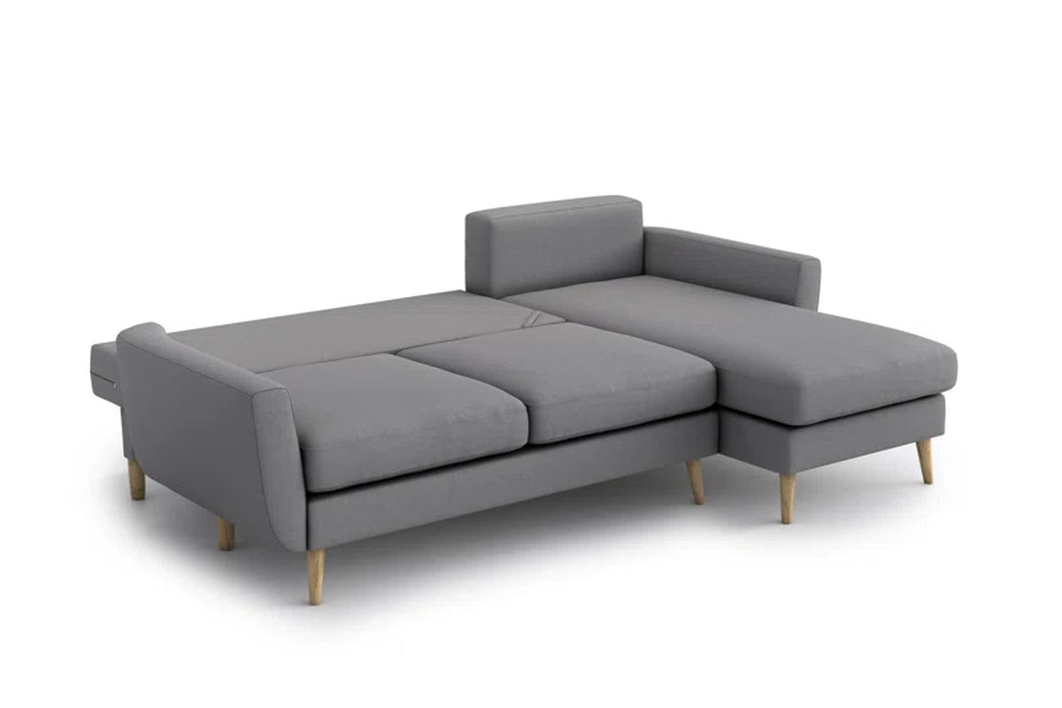 Nealon Reversible Corner Sofa Bed with Convertible Functionality