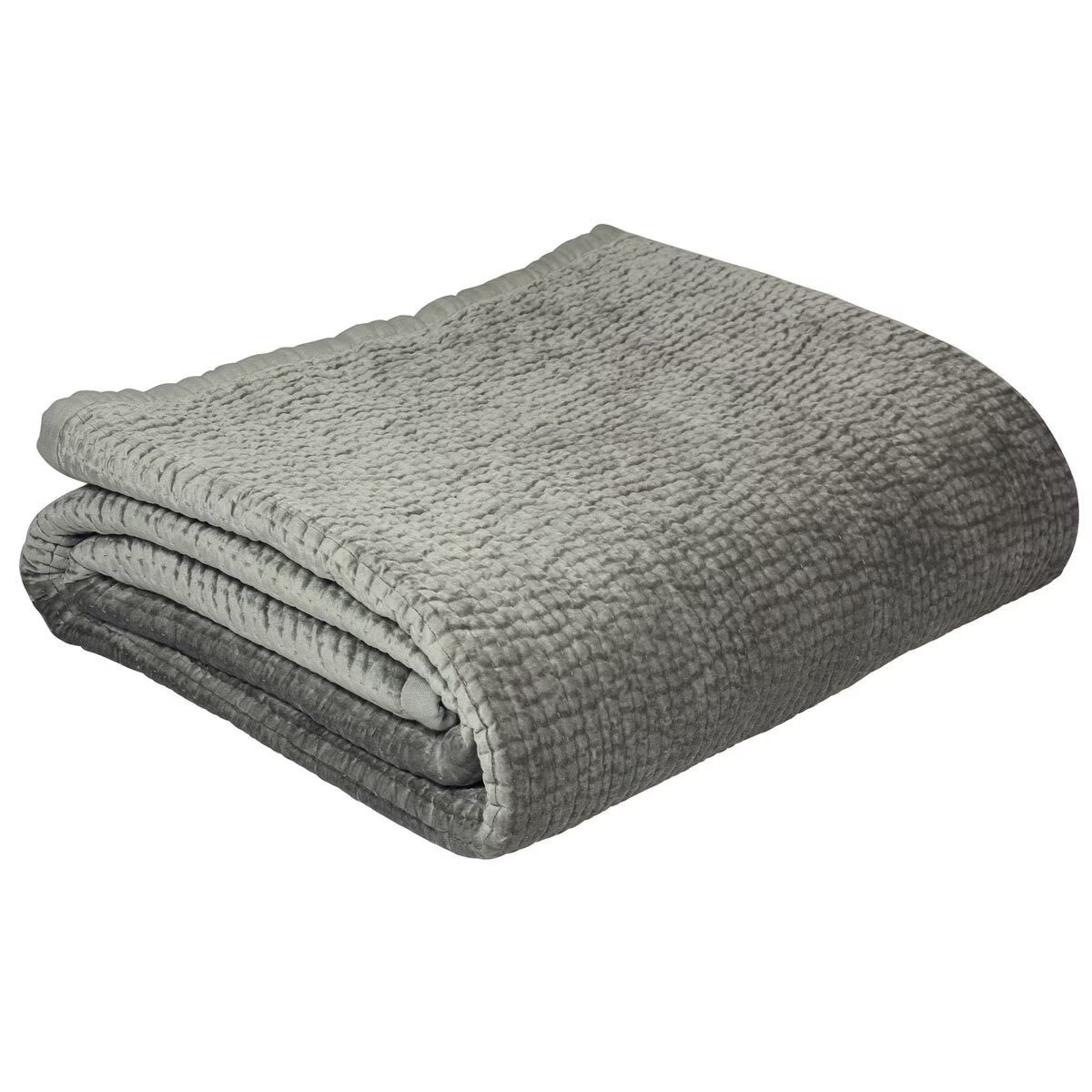 Brooklands Silver Quilted King Bedspread, 240 X 250 Cm