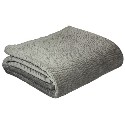 Brooklands Silver Quilted King Bedspread, 240 X 250 Cm