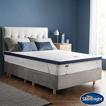 Wellbeing Cool Touch Memory Foam Mattress Topper, Double