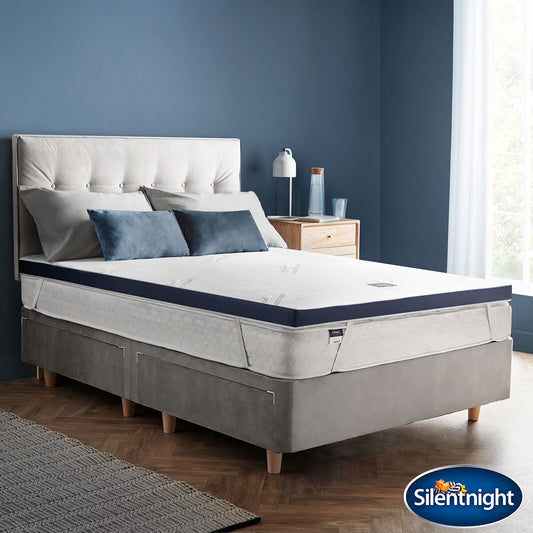Wellbeing Cool Touch Memory Foam Mattress Topper, Double
