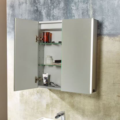 Endure 2 Door Mirror Cabinet, 65 X 65 X 13.6 Cm