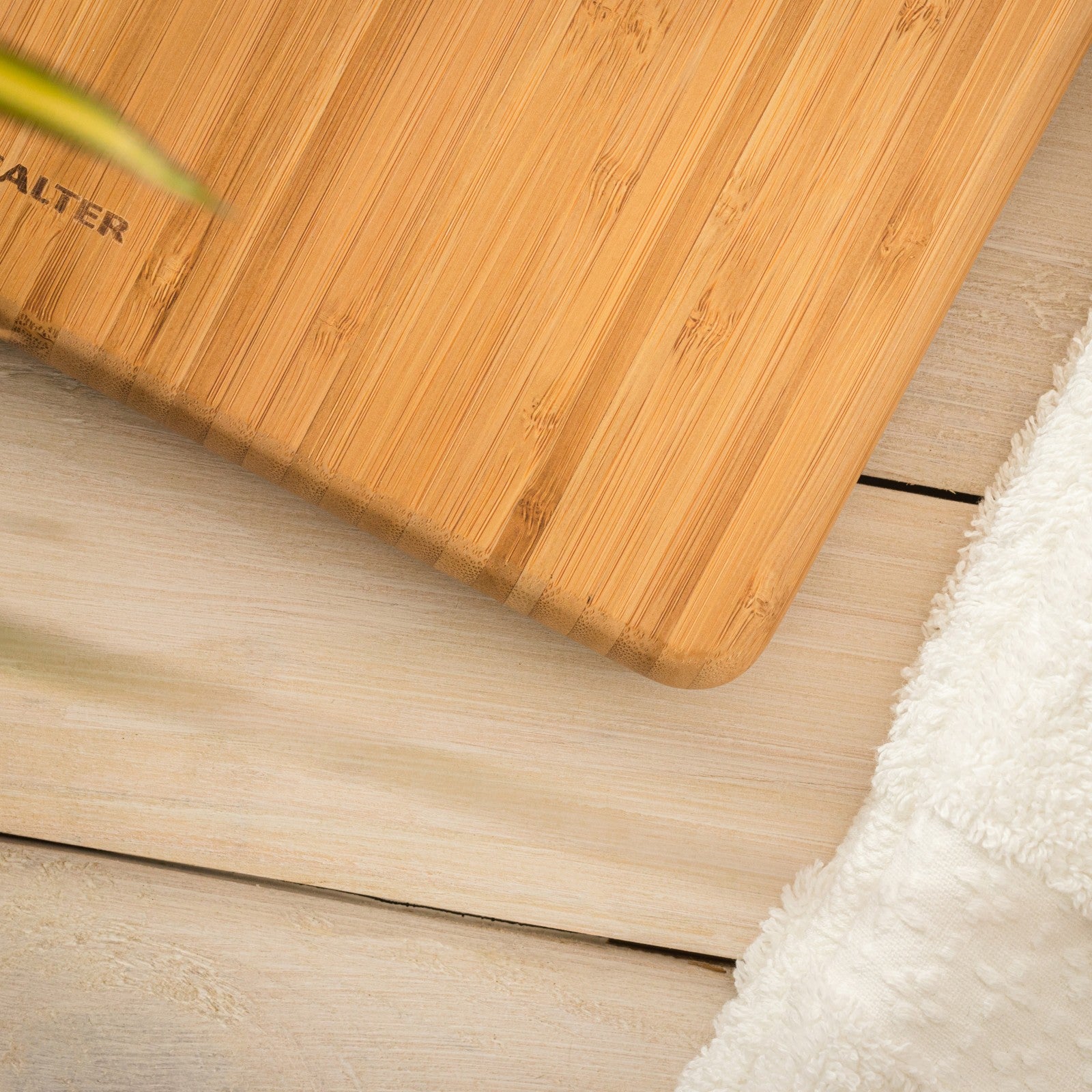 Salter Digital Bathroom Scale FSC Eco Bamboo Platform USB Rechargeable Design