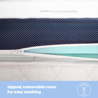 Wellbeing Cool Touch Memory Foam Mattress Topper, Double