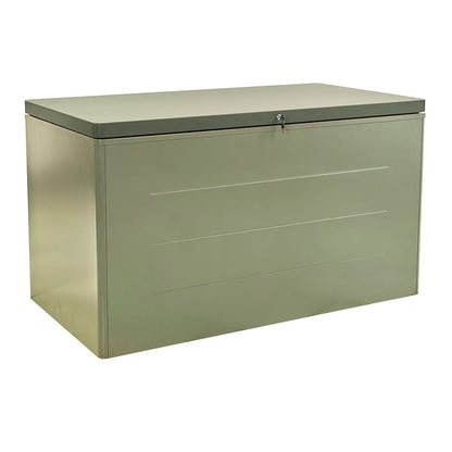 5Ft 2" X 2Ft 8" (1.6 X 0.8M) 1,200 Litre Steel Deck Box in Green