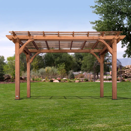 Cedar Wood Pergola 4.3M X 3M (14Ft X 10 Ft)