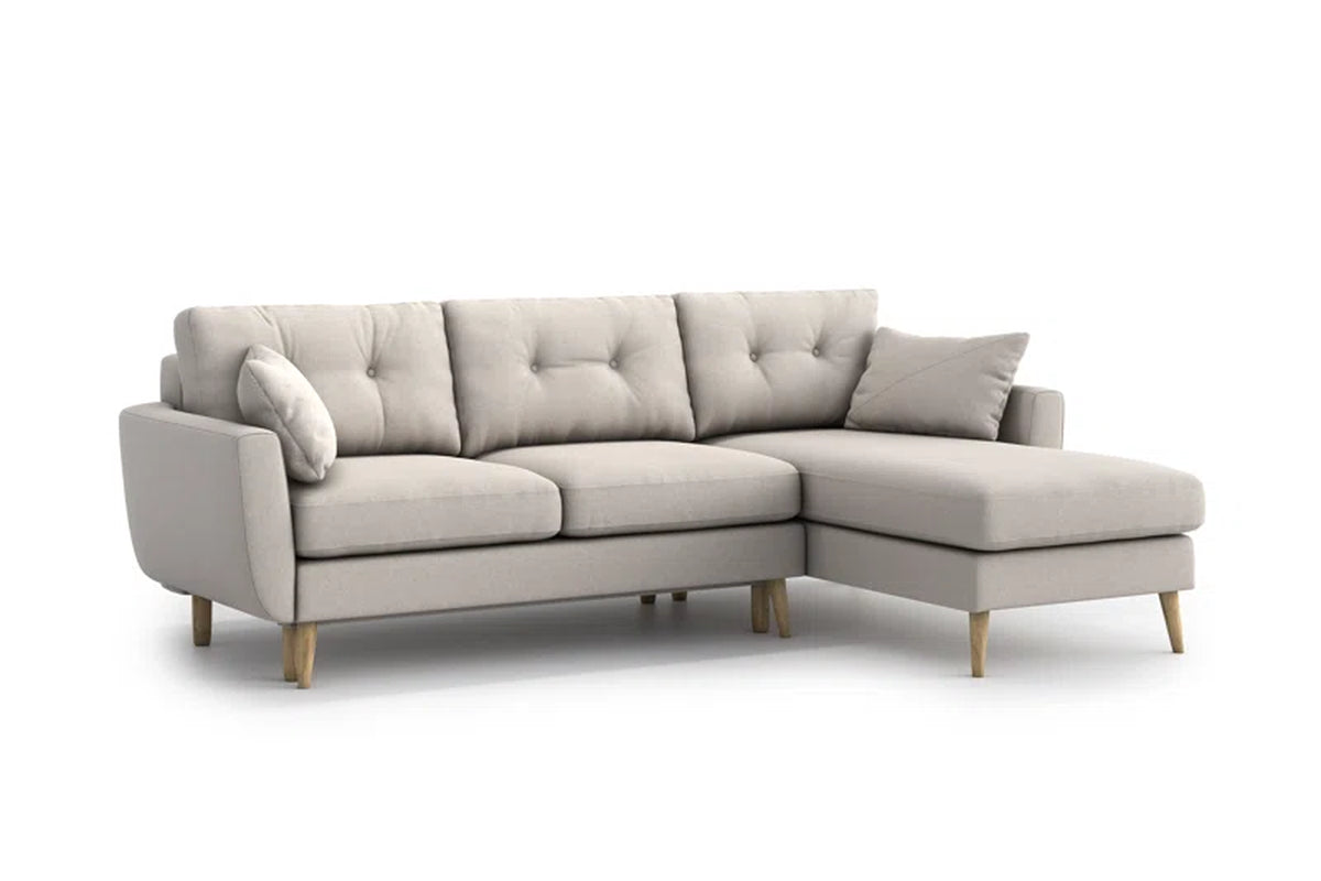Nealon Reversible Corner Sofa Bed with Convertible Functionality