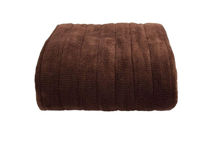 Homefront Heated Throw Electric over Bed Blanket XL Luxurious Fleece Washable