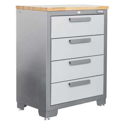 Professional 24 Gauge Steel 7 Piece Garage Corner Cabinet Set