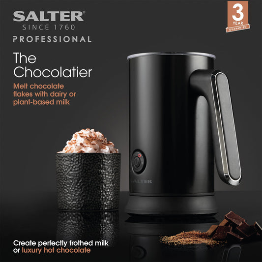 Salter Hot Chocolate & Plant Milk Maker Set Automatic Milk Frother Dairy-Free