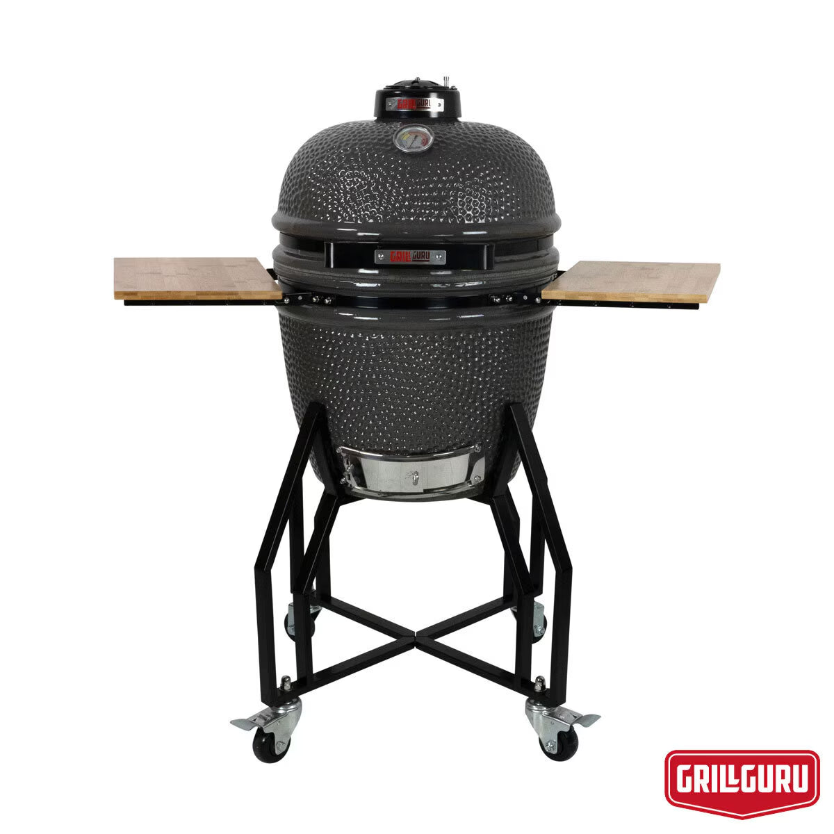 Grill Guru Ceramic Charcoal Barbecue + Cover