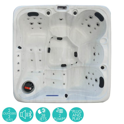 San Pedro 38-Jet 5 Person Hot Tub - Delivered and Installed