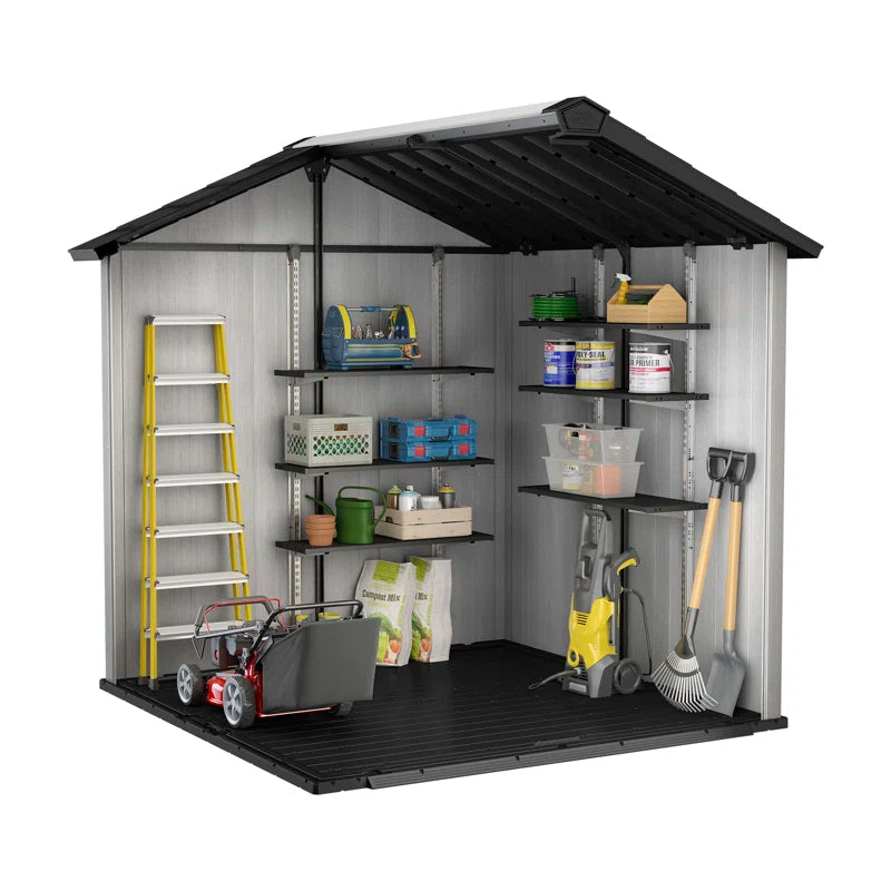 Oakland 7 Ft. Wide x 7 Ft. Deep Apex Outdoor Garden Shed