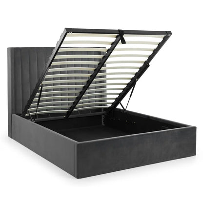 Bozrah Double (4'6) Upholstered Ottoman Bed with Mattress