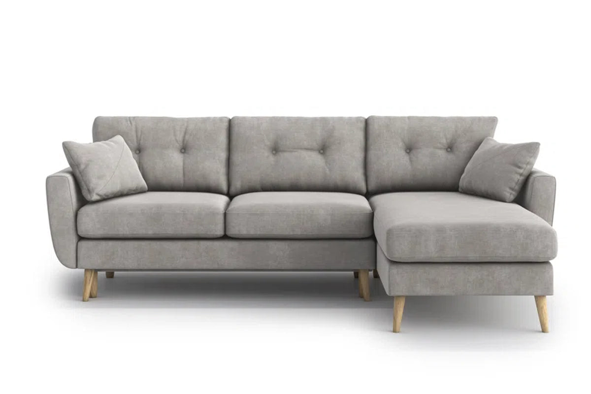 Nealon Reversible Corner Sofa Bed with Convertible Functionality